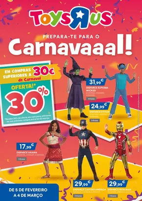 Catálogo Toys R Us |  Prepara-te para o CARNAVAL! | 2025-02-05T00:00:00.000Z - 2025-03-04T00:00:00.000Z