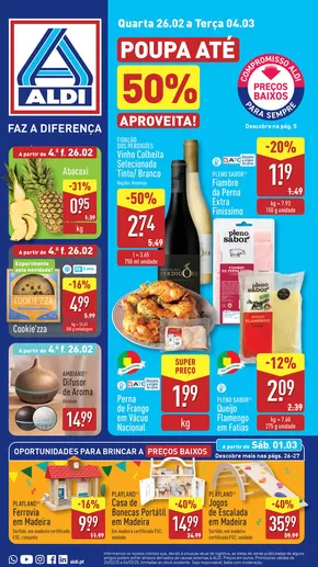 Catálogo Aldi em Vila Franca de Xira | POUPA ATÉ 50% | 2025-02-26T00:00:00.000Z - 2025-03-04T00:00:00.000Z