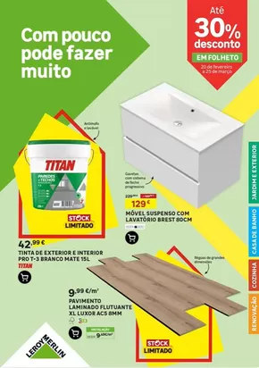 Catálogo Leroy Merlin em Aradas | Até 30% Desconto ! | 2025-02-24T00:00:00.000Z - 2025-03-25T00:00:00.000Z