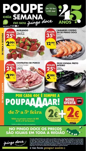 Catálogo Pingo Doce em Penafiel | Ótima oferta para todos os clientes | 2025-02-25T00:00:00.000Z - 2025-03-03T00:00:00.000Z