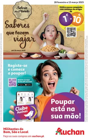 Catálogo Auchan em Vila Nova de Famalicão | Preços Redondos + Sabores do Mundo | 2025-02-28T00:00:00.000Z - 2025-03-13T00:00:00.000Z