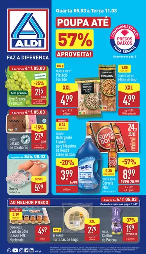 Catálogo Aldi em Guimarães | POUPA ATÉ 57% | 2025-03-05T00:00:00.000Z - 2025-03-11T00:00:00.000Z