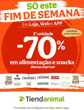 Catálogo TiendAnimal em Albufeira | Só este fim de semana 2º unidade 70%  | 2025-02-27T00:00:00.000Z - 2025-03-02T00:00:00.000Z