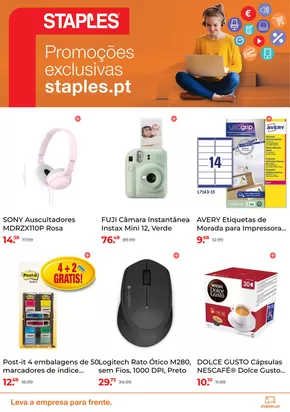 Catálogo Staples em Fragosela | Promoções exclusivas online | 2025-02-27T00:00:00.000Z - 2025-03-16T00:00:00.000Z