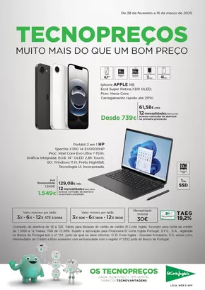 Catálogo El Corte Inglés em Gondomar | TECNOPREÇOS | 2025-02-28T00:00:00.000Z - 2025-03-16T00:00:00.000Z