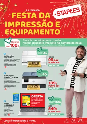 Catálogo Staples em Braga | Festa da Impressão e Equipamento | 2025-03-07T00:00:00.000Z - 2025-03-27T00:00:00.000Z